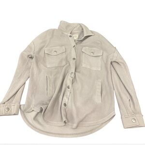altard state gray button up jacket